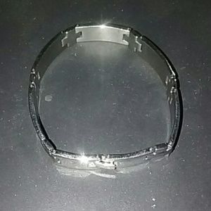 Stainless steal & 14k bracelet